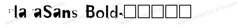 ClaraSans Bold字体转换